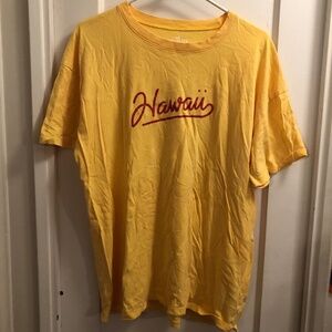 Hollister Yellow Hawaii shirt
